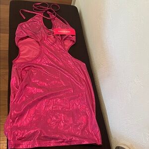 #**024+ SHEIN Icon Satin Sexy Dress